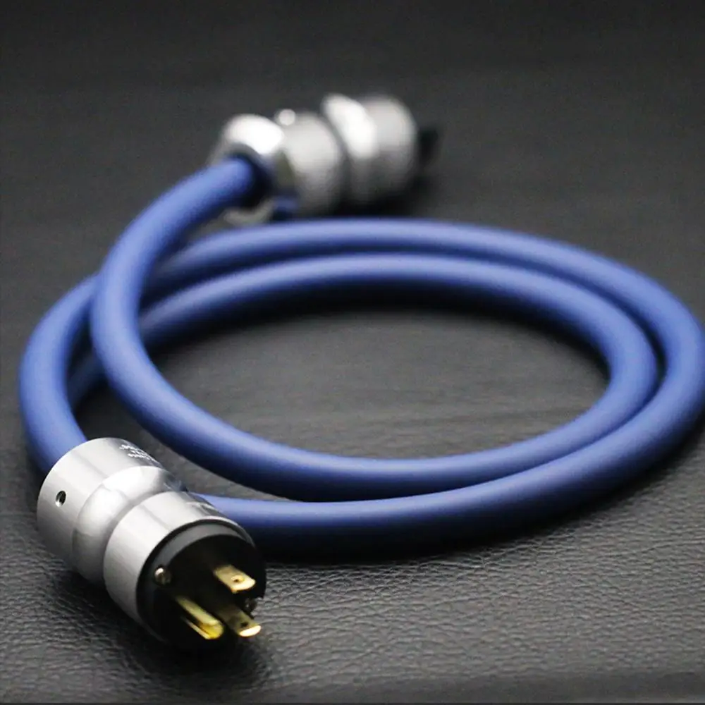 

Hifi Audio Grade Supper 5NCopper Multi Conductor FP-3TS20 Krell US/EU Socket Amplifier Player AC Power Wire Cord Cable