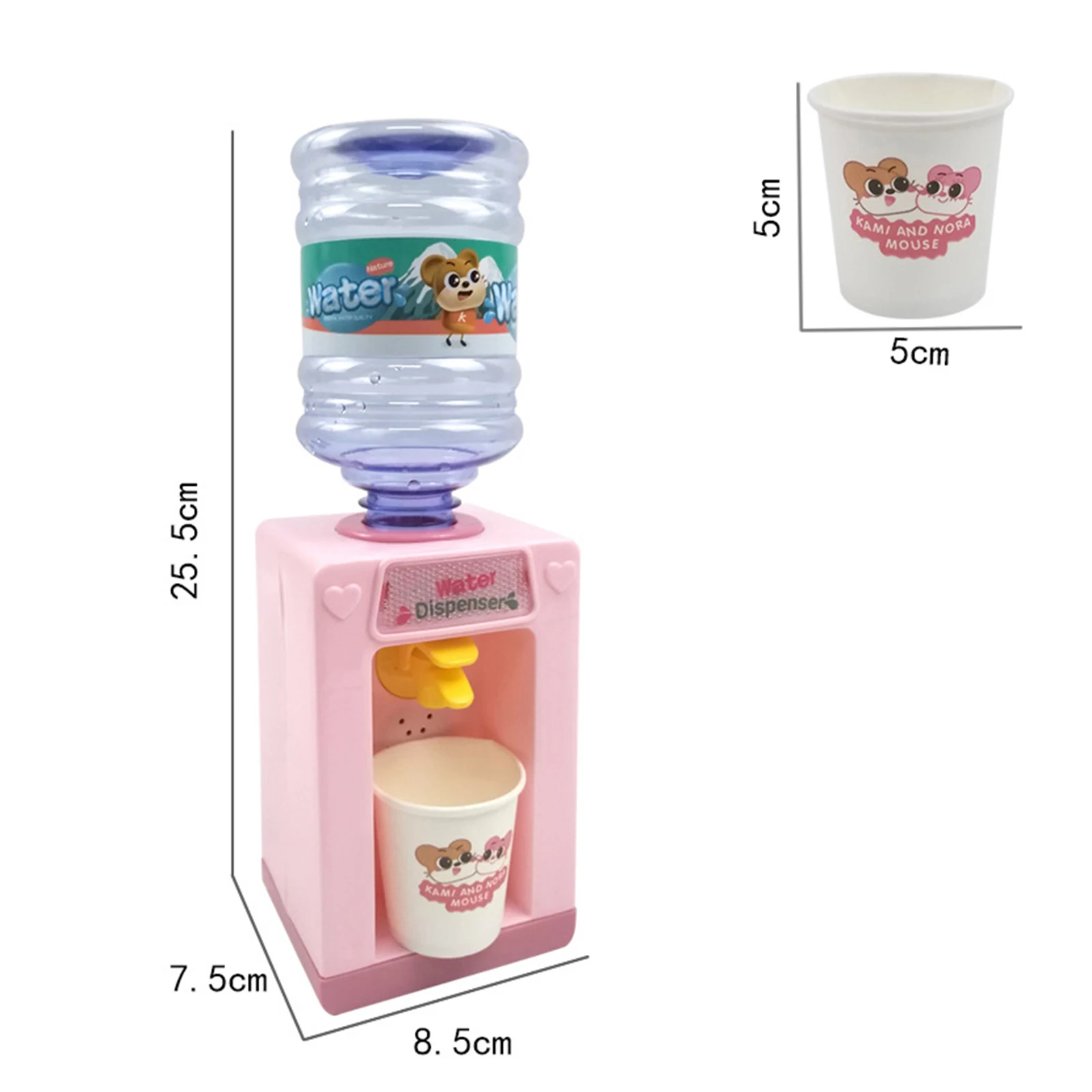 

Portable Simulation Home Toy Children Fun Water Dispenser Simulation Birthday Christmas Play House Beverage Dispenser Gift