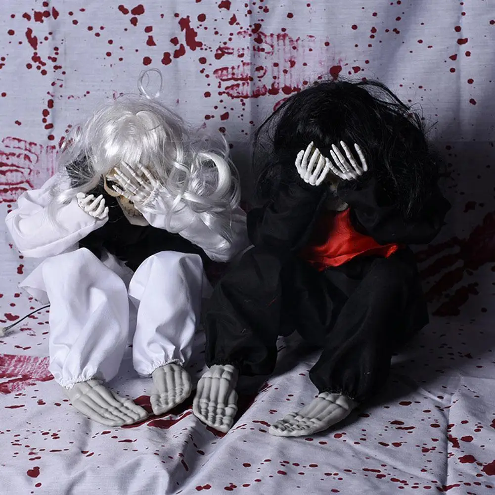 

Halloween Decoration Props Voice Control Crying Ghost Scary Halloween Diy Baby Party Ghost Ornaments Decor Horror Decor Pro S5g4