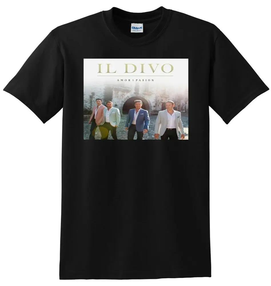 

IL DIVO T SHIRT amor and passion vinyl cd cover SMALL MEDIUM LARGE or XL