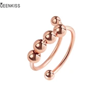 qeenkiss rg653 fine%c2%a0jewelry%c2%a0wholesale%c2%a0fashion%c2%a0woman%c2%a0girl%c2%a0birthday%c2%a0wedding%c2%a0 simplicity round 18kt gold white%c2%a0gold%c2%a0opening ring