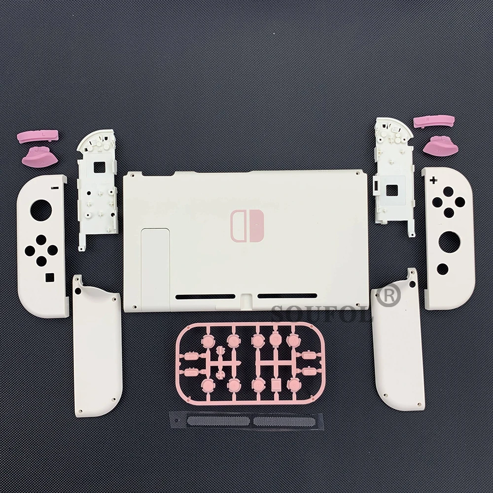 

Белый корпус чехол для Nintendo Switch контроллер NS joycon, сменные кнопки для NS Switch, аксессуары для ремонта