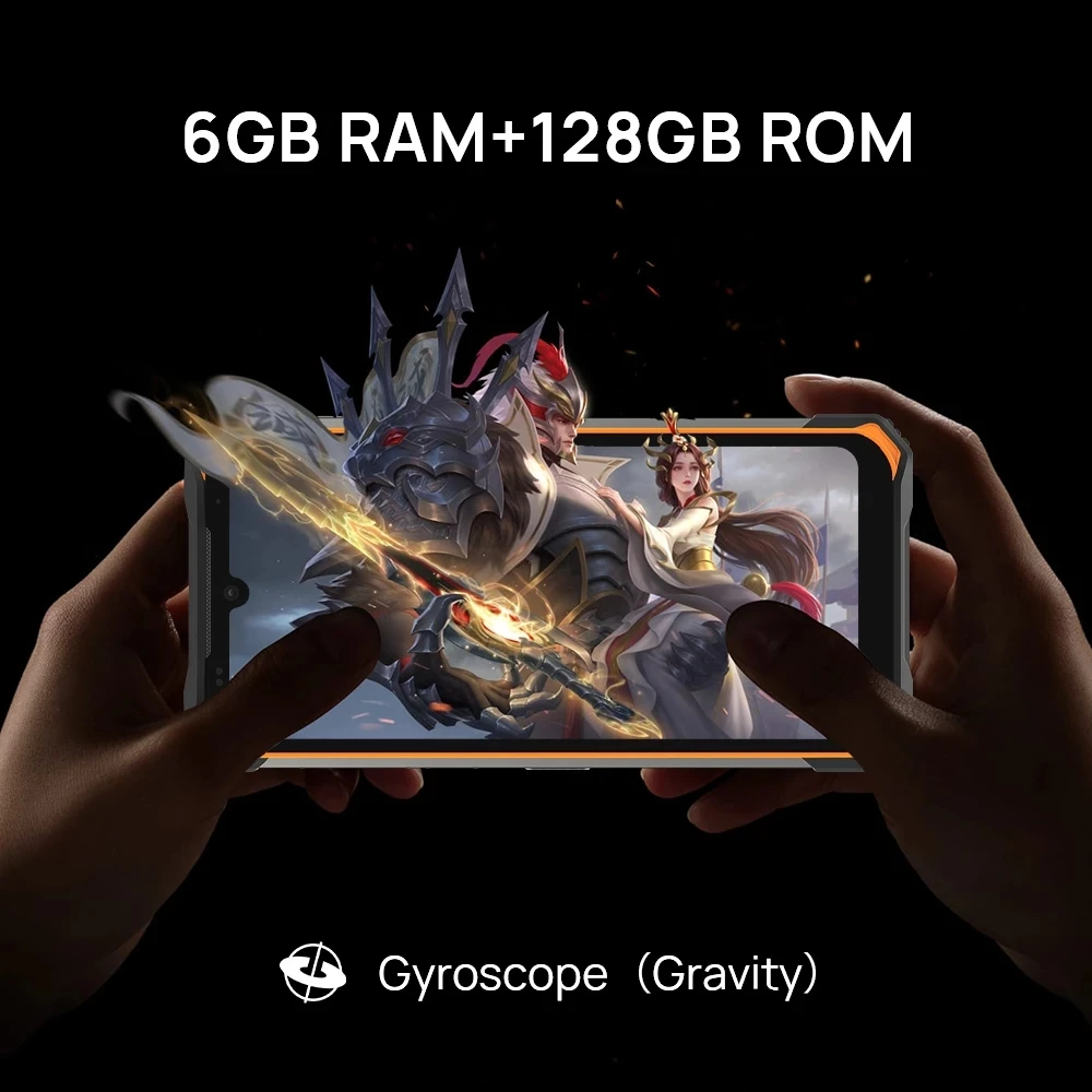 DOOGEE S86 IP68/IP69K Mobile Phone 6GB+128GB 8500mAh 6.1inch Super Battery Smartphone NFC Android10 Octa Core Cellphone