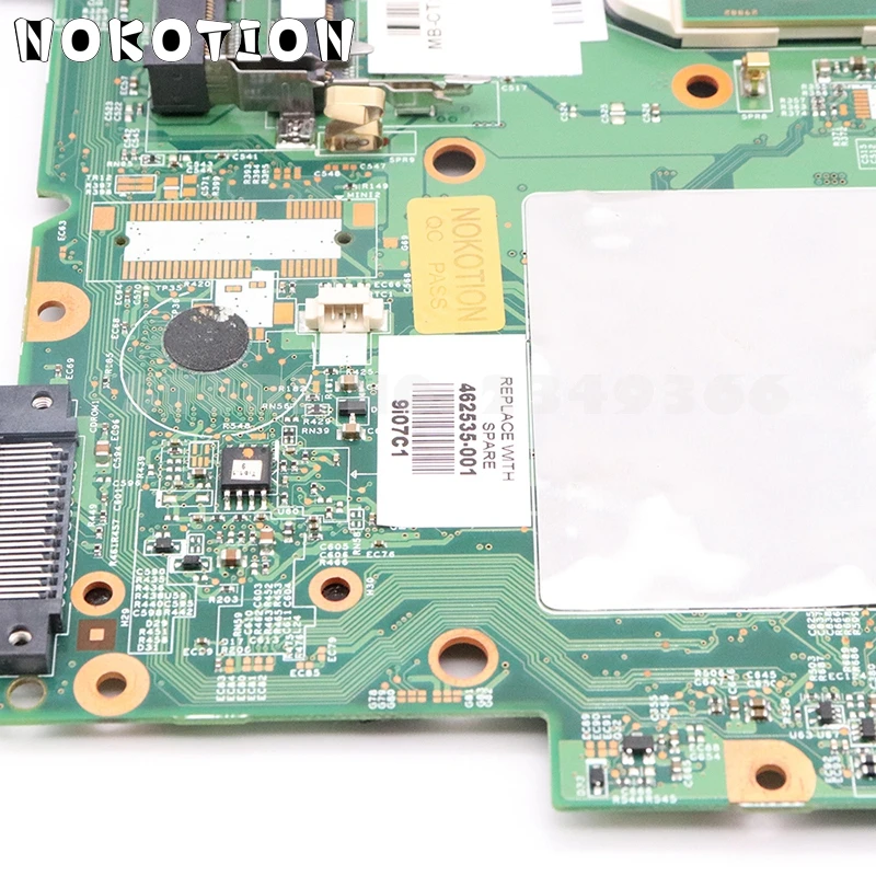 Материнская плата NOKOTION 462535-001 453411-001 для ноутбука HP Pavilion DV2000 V3000 48.4S601.03M разъем s1