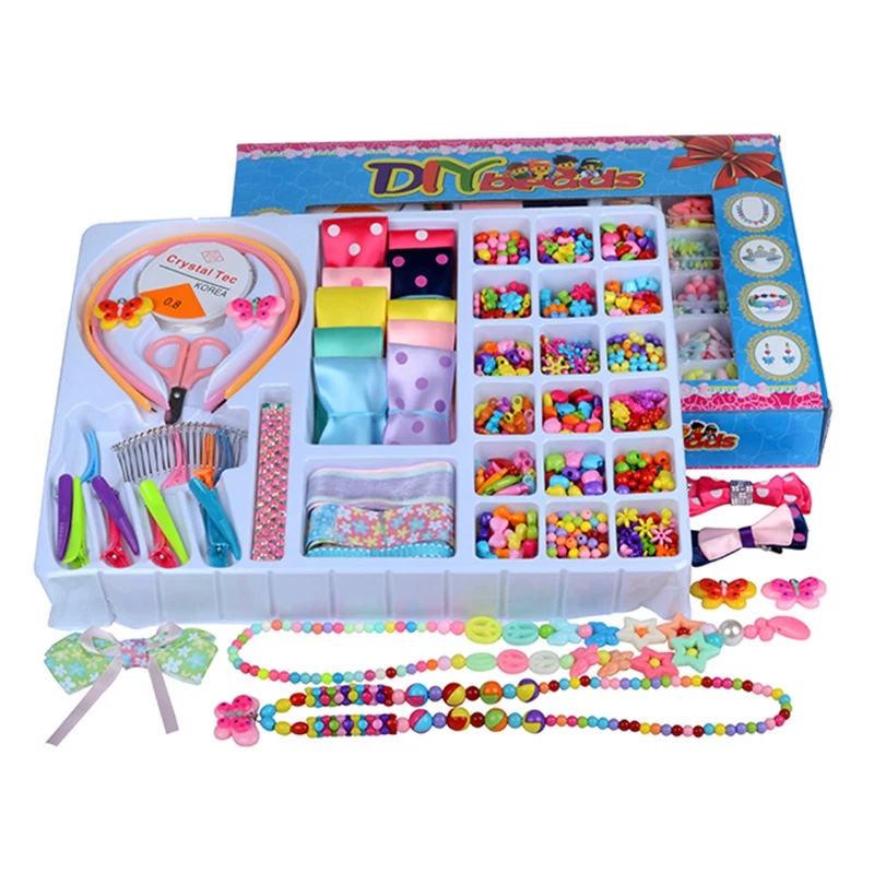 

Игрушка-бисер ручной работы с ножницами, набор разноцветных ювелирных изделий с ножницами, эластичная веревка, открытые кольца, застежки-ка...