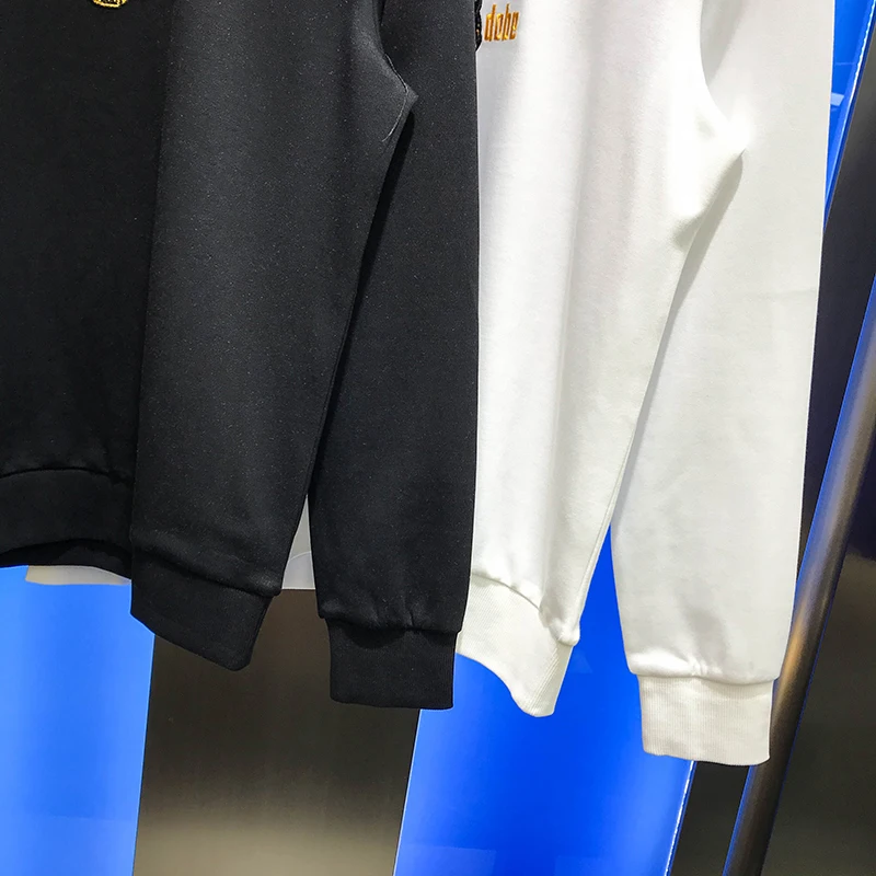 

Autumn 2020 men's round neck sweater fashion personality dog's head fashion brand versatile Long Sleeve T-Shirt Top Men's wear