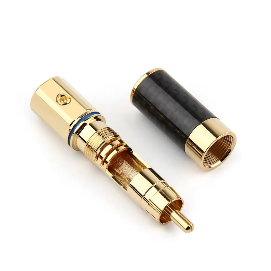 Аудиоразъем RCA из чистой меди штекер для динамика сделай сам сварочный провод