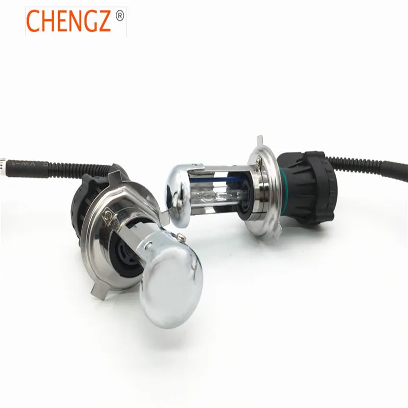 Горячая распродажа! 100 пар/лот 35 Вт 12В HID ксеноновая лампа H4 3 hi/низкая
