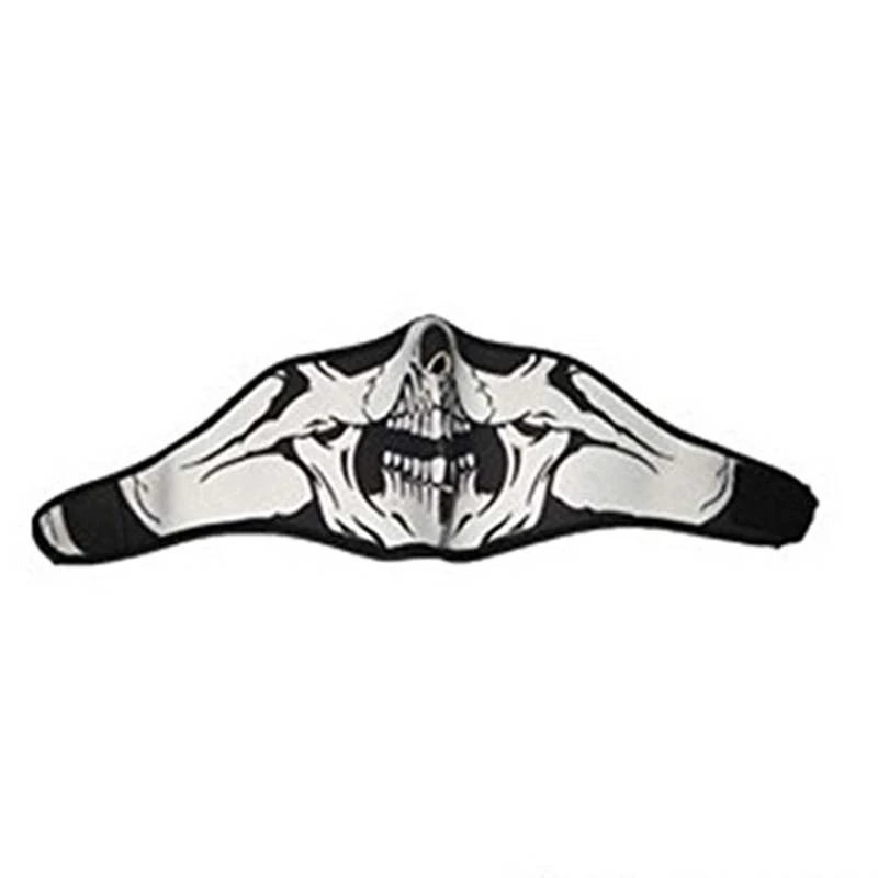 Открытый Велоспорт Мотоцикл зуб неопрена Призрак Балаклава с рисунком черепа