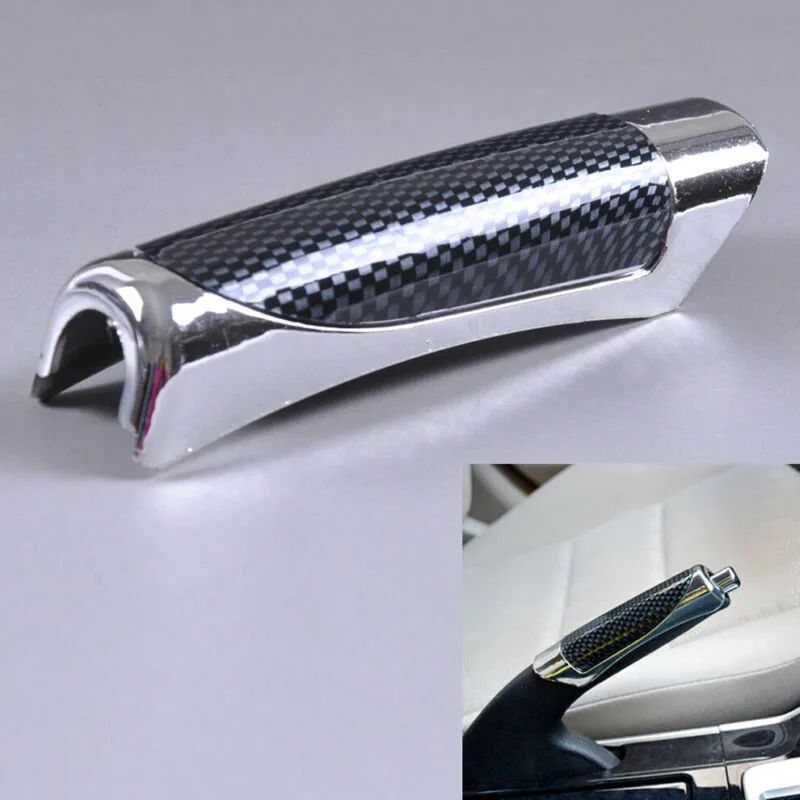 

In-Car Carbon Fiber Style Hand Brake Protector Decoration Cover Car Accessories Automotive Goods Car Accessories Carbon Fiber