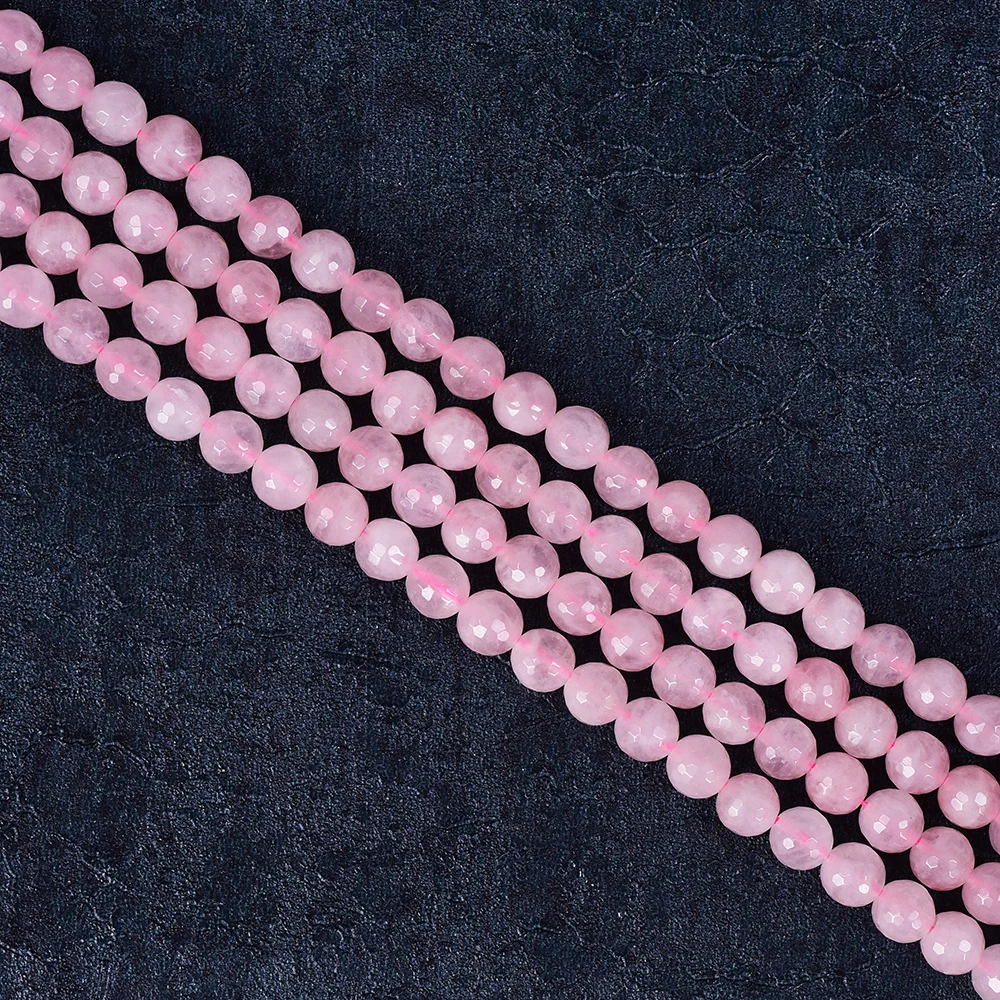 Asingeloo граненые Розовые розы бусины для изготовления браслетов ожерелий нить 4 6 8 10