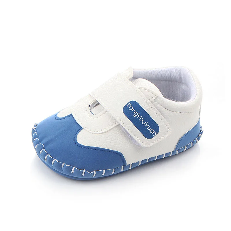 

Baby Shoes for Boys and Girls Star Solid Sneaker Cotton Soft Non-slip Sole for Newborn Baby First Walker Toddler PULeather Shoes