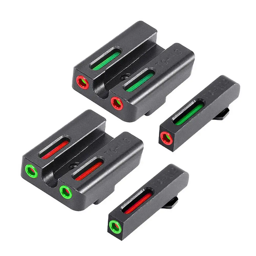 

Optic Sight Stainless Steel Accurate Quick Accurate U-notch Fiber Optic Sight For Glock 17 - 39 Offers Exceptional Brightness