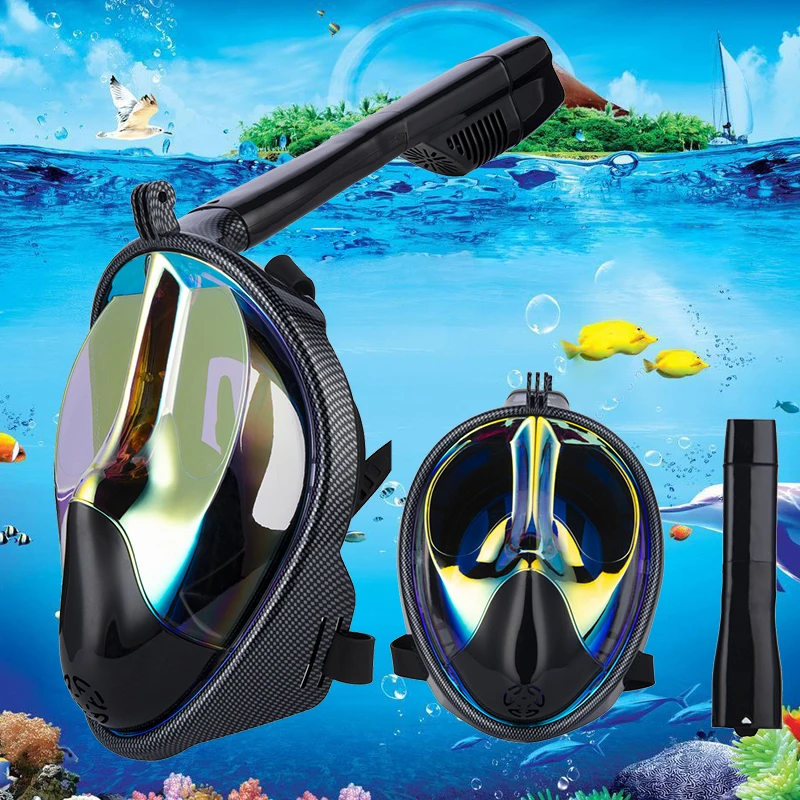 2019 новая складная маска для дайвинга подводного плавания незапотевающая