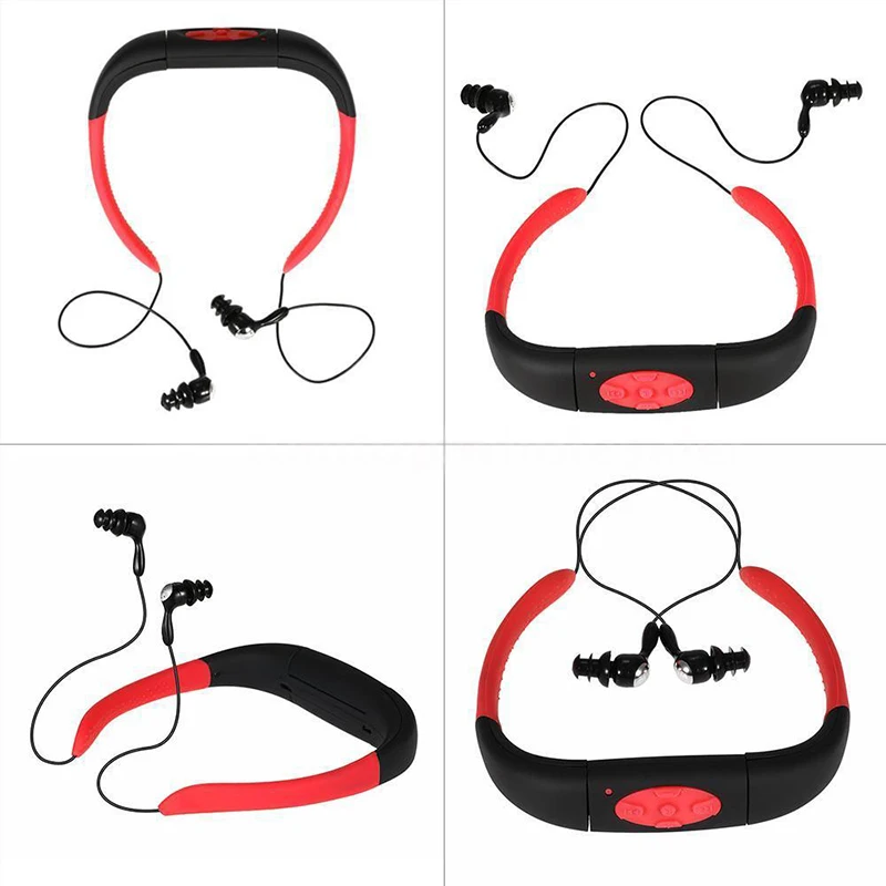 Спортивные Водонепроницаемый 8 Гб открытая плавательная Дайвинг подводная MP3