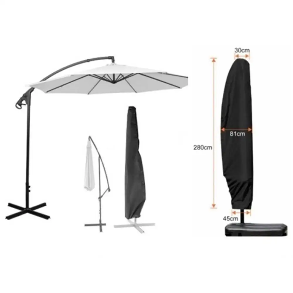 Только включая крышку солнцезащитного тента патио щит банан зонтик крышка