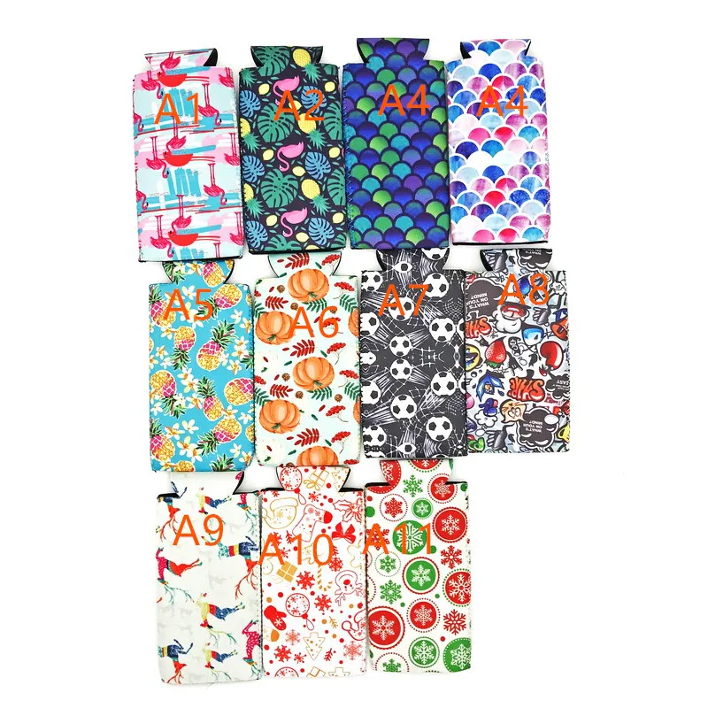 Note styles you want 6 шт. неопреновый тонкий охладитель, изоляторы, тонкий Can koozie Для 12 унций, энергетический напиток, пивные банки RedBull Michelob, ультра шипами, Seltzer - Цвет: Note styles you want