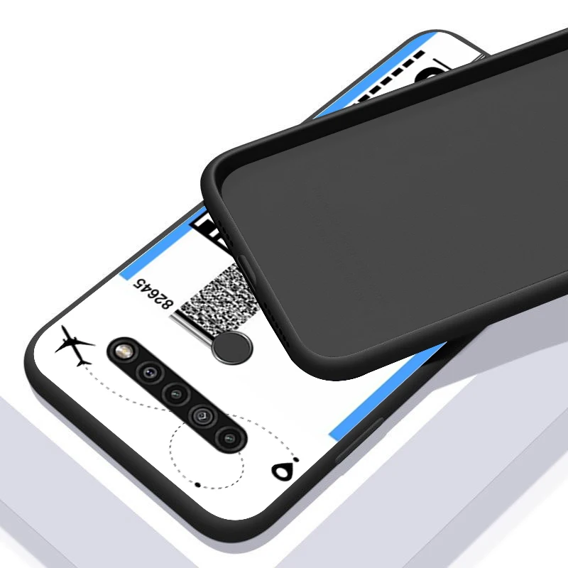 

First Class Plane Ticket for LG K92 K71 K62 K61 K52 K51S K50S K42 K41 K40S K31 K30 K22 K20 ThinQ Black Phone Case