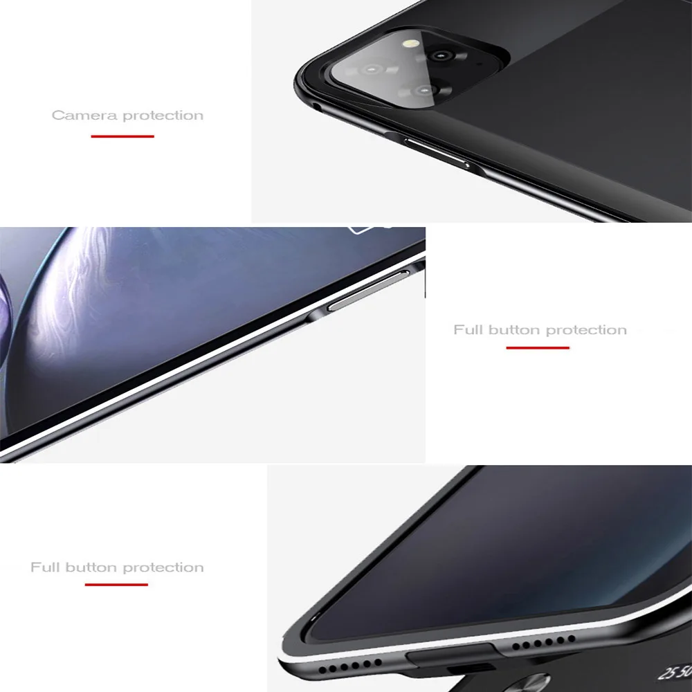 5000 мАч, металлический каркас, аудио выход для iphone 11 11 Pro 11 Pro Max, чехол для зарядного устройства, чехол для смартфона, внешний аккумулятор