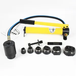 Ручной гидравлический шкаф из нержавеющей стали, 8 тонн, 16-51 мм, открытие SYK-8A, распределительный шкаф с мостом, перфоратор для стальных пластин