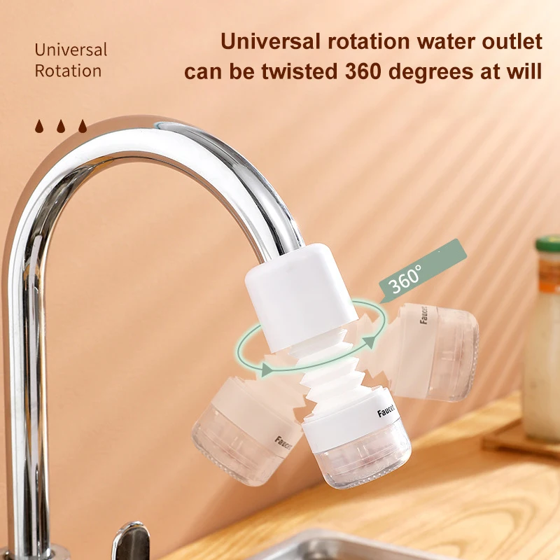 Брызгозащищенная насадка удлинитель для смесителя Bubbler кухонный водопроводный