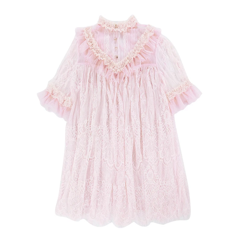 Французский PA модное кружевное с вышивкой Юбка высокой талией женский стенд