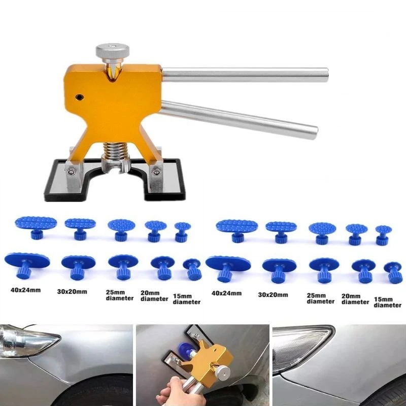 

Auto 20pc paintless dent repair tools Dent Repair Kit Minor Dent and Deep Dent Removal Suction Cup Dent Puller for Vehicle Car