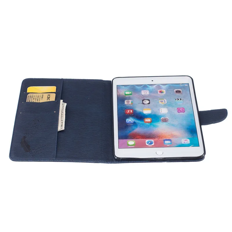 Чехлы для iPad Mini 4 роскошный мягкий чехол из искусственной кожи + Модный дизайн Apple