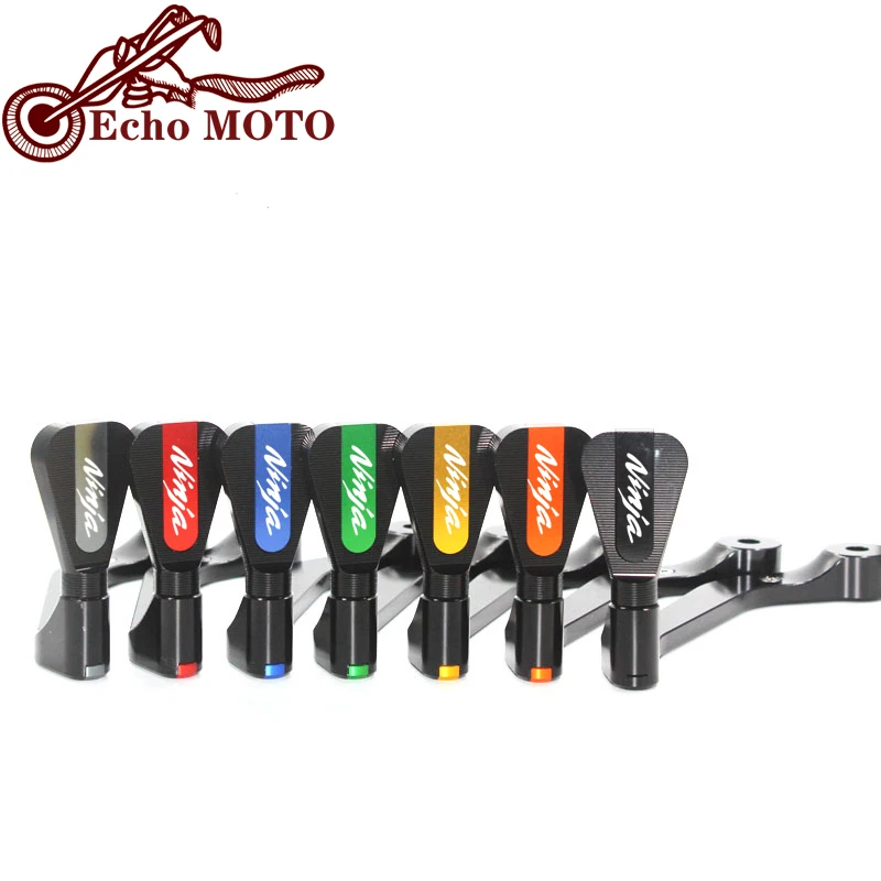 

For KAWASAKI NINJA 250 300 400 650 1000 ZX-6R ZX-10R Motorcycle CNC Handlebar Grips Guard Brake Clutch Levers Guard Protector
