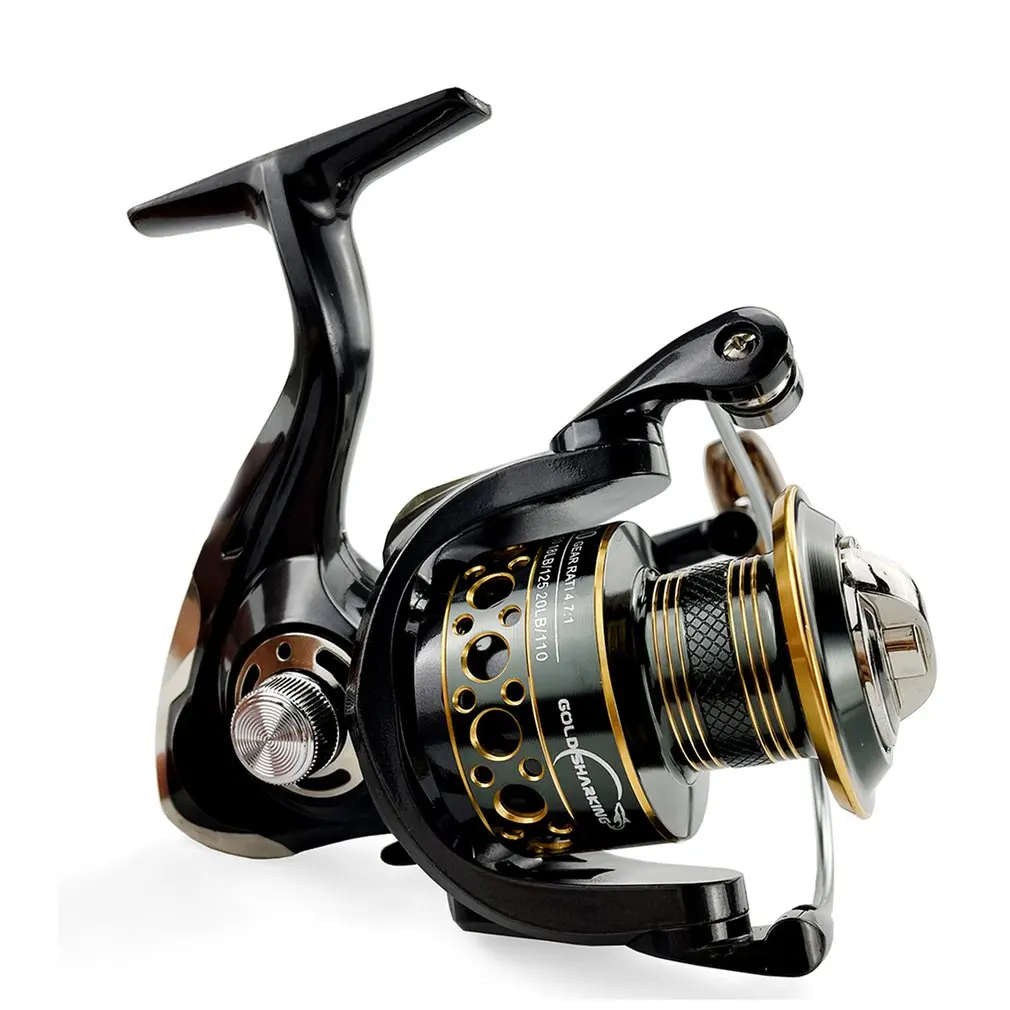 

3000- 6000 Metal Spinning Fishing Reel 10+1BB Saltewater Carp Fishing Reel Front and rear brake Speed ratio 5.0:1 5.2:1