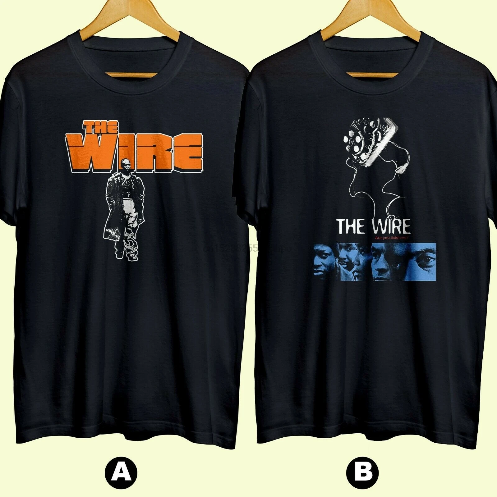 Футболка мужская с принтом из сериала The Wire хлопковая модная тенниска рисунком
