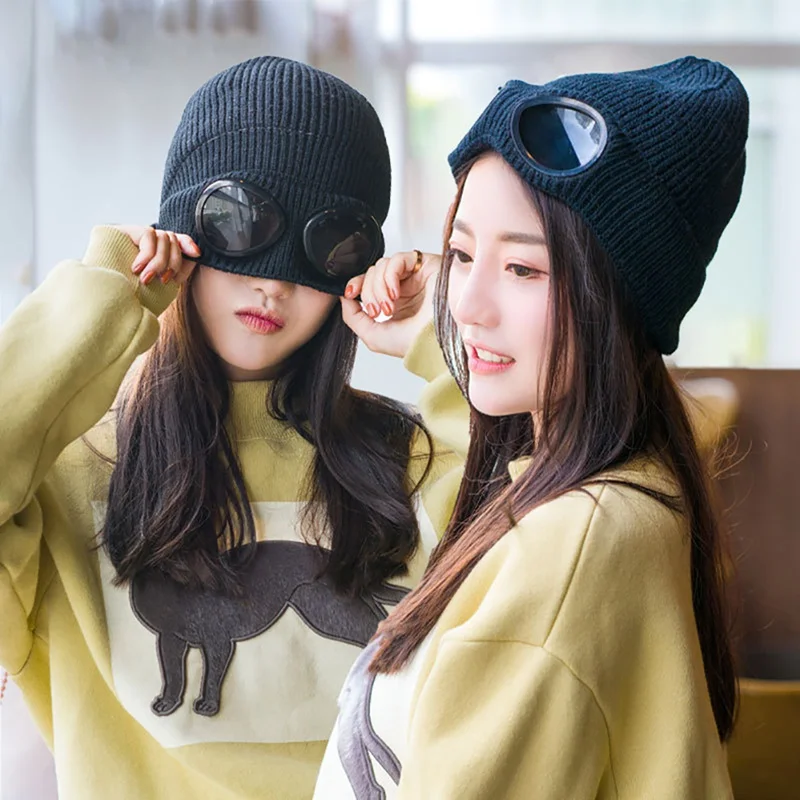 Beanie Casual Style Unisex Cap Wool Knitted Leisure Thermal Fluffy Warm Hat Sports Heat Keeper Ear Snow Cold Protector | Спорт и