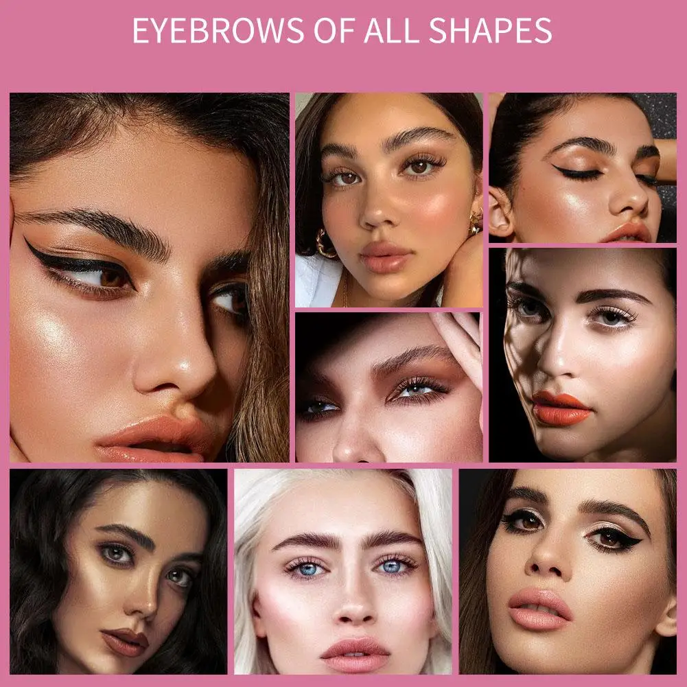 2021 NEW 9/10/18/20 Pair Eyebrows Tattoo Sticker Magic 4D Hair-like False Waterproof Lasting Makeup Water-based Eye Brow | Красота и