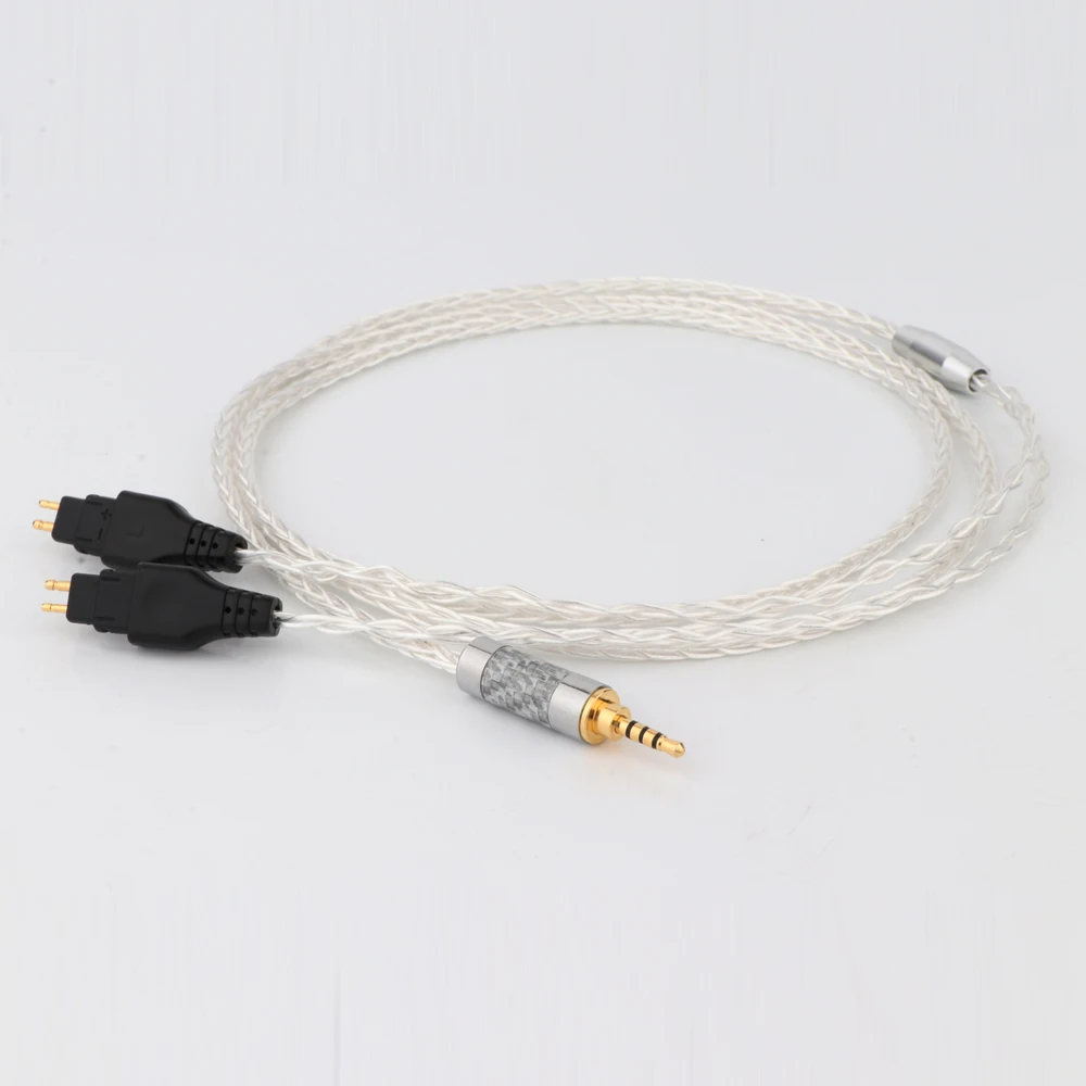 

Preffair 3,5 мм 2,5 мм XLR 4,4 мм 6N OCC Медный Серебряный смешанный кабель для наушников обновление для FOSTEX TH610 TH900 MKII MK2