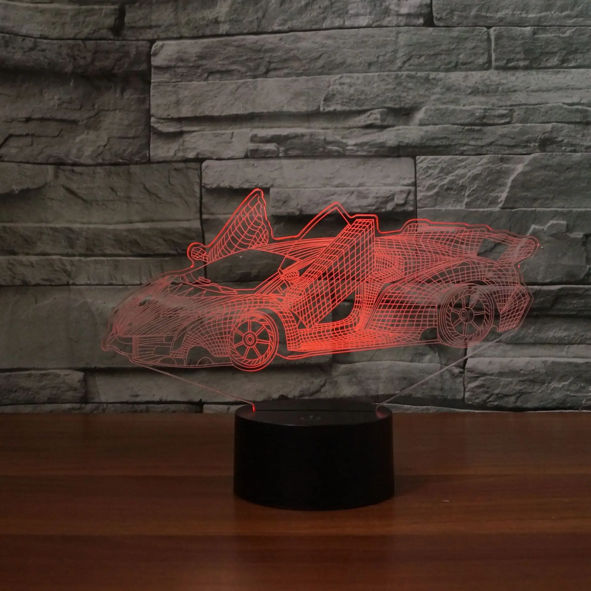 3D ночник настольные лампы игрушки подарок для ребенка украшение дома крутая