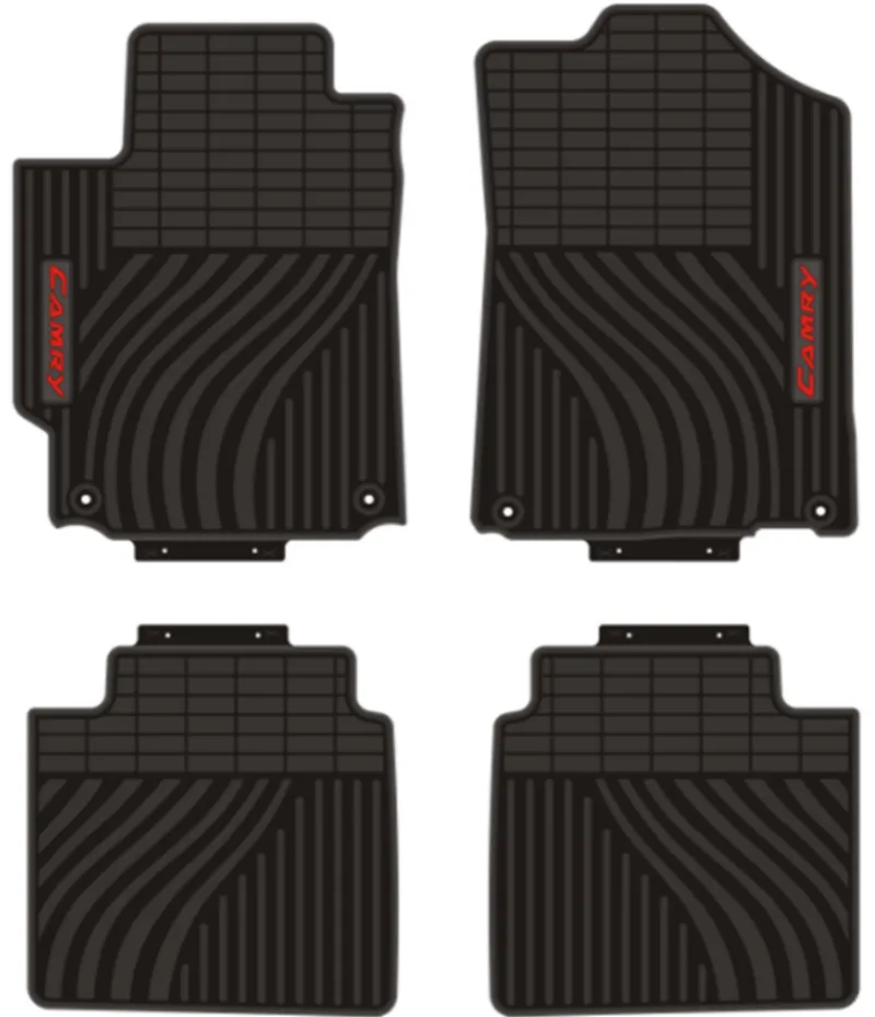Special Carpets Waterproof Front and Rear Seat Full Set Rubber Car Floor Mats for 2006-2019 Year Toyota Prius Corrola RAV4 Camry |