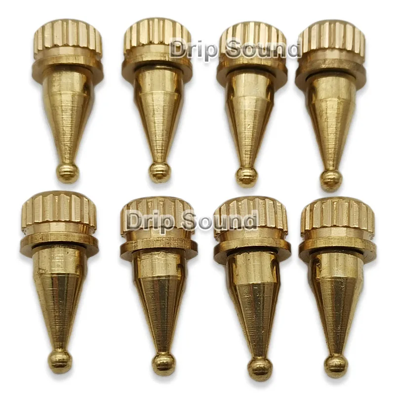 

8PCS M8x27.5 Copper Speaker Spike Isolation Stand Foot Speaker Cone Feet Nail
