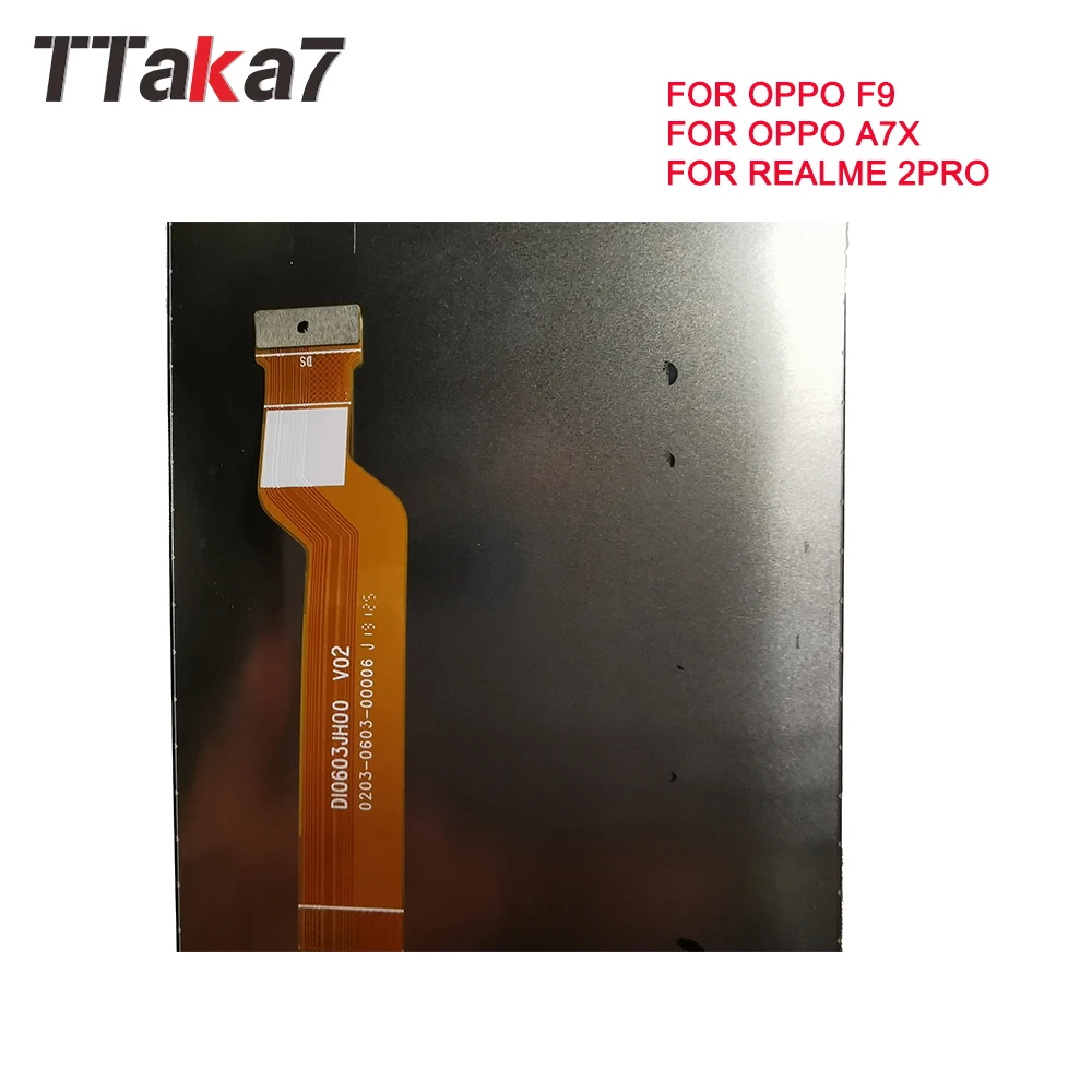Для OPPO F9/OPPO A7X/Realme 2Pro Полный ЖК-дисплей кодирующий преобразователь сенсорного