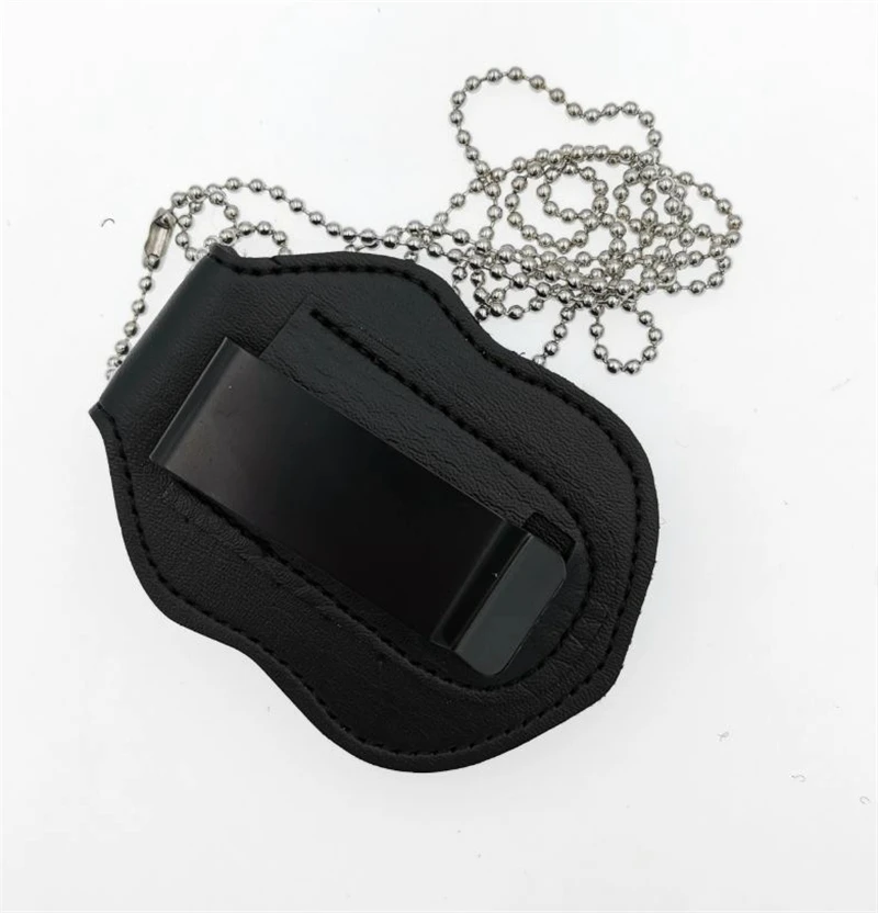 Универсальный американский бейдж кожаный держатель детективный с цепочкой из