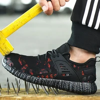 2021 summer new surface sports safety shoes mens wear resistant anti smashing anti piercing safety protective work shoes