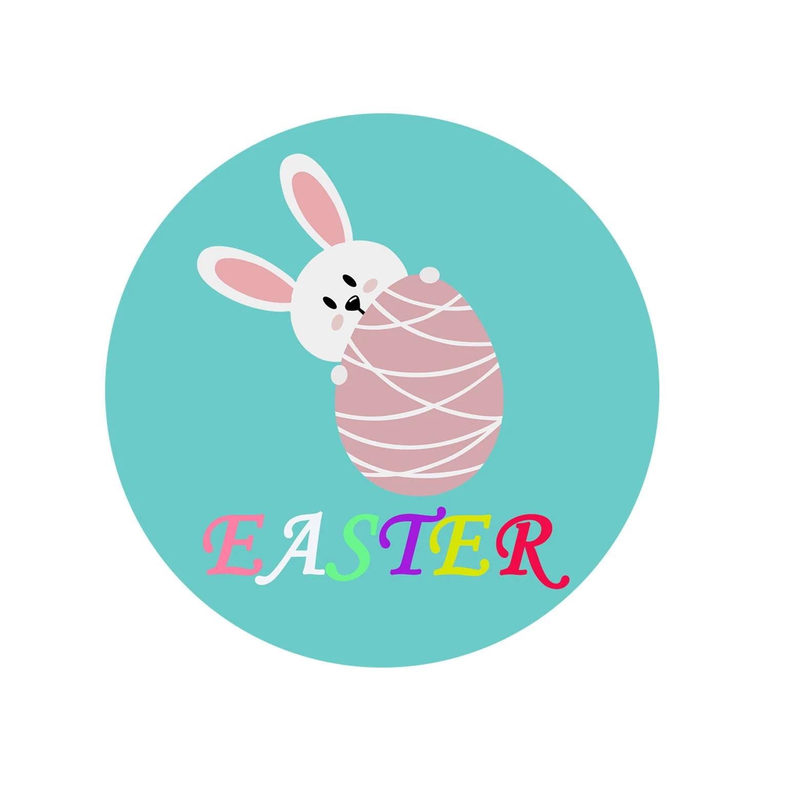 6 шт./лот DIY милый мультяшный Кролик Торт Стикер Декор мороженое кекс топперы