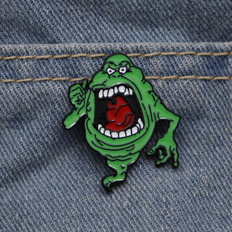 Значок Ghostbusters креативная эмалевая булавка с ужасом для мальчиков и девочек