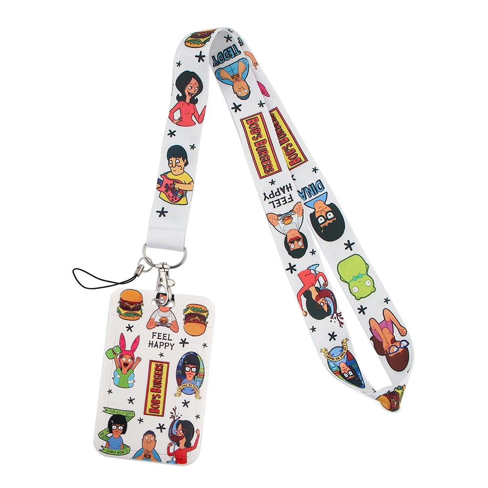 

BG920 Anime Figures Cartoon Cell Phone Lanyard For Key ID Card Pass Gym USB Badge Holder DIY Hang Rope Neck lanyards