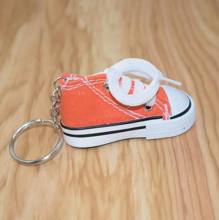 Новинка спортивные брелок в форме обуви мини 3d кроссовки из плотной ткани Обувь