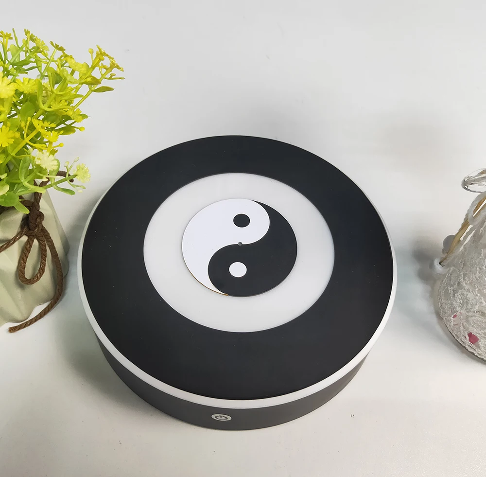 DIY украшения магнитной левитации Плавающий вращающийся Дисплей платформа с LED