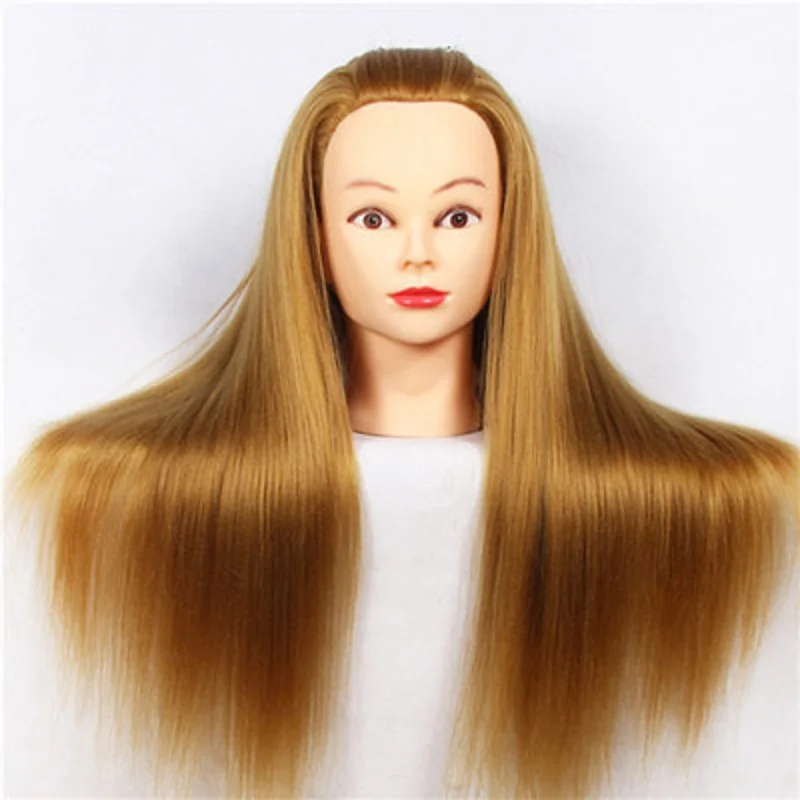 Манекены CAMMITEVER с длинными волосами головки для укладки парикмахеров