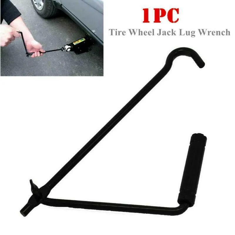 

Speed Crank Handle Steel Tool 42cm Accessory Black Car For Scissor Jack