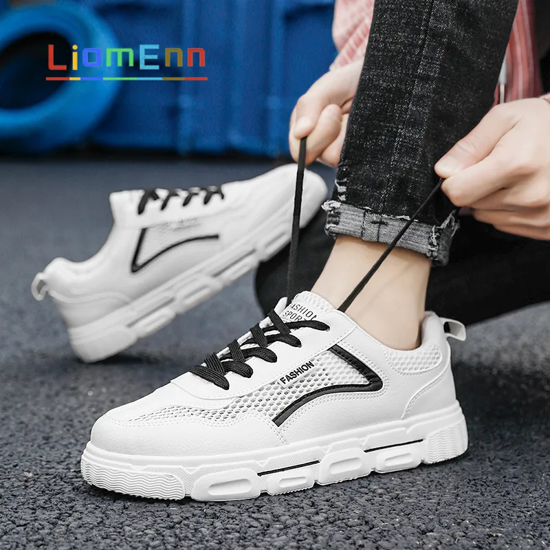 

Unisex White Sneakers Women Shoes 2021 Summer Sneakers Light Breathable Tennis Female Sport Running Shoes basket femme Size 44