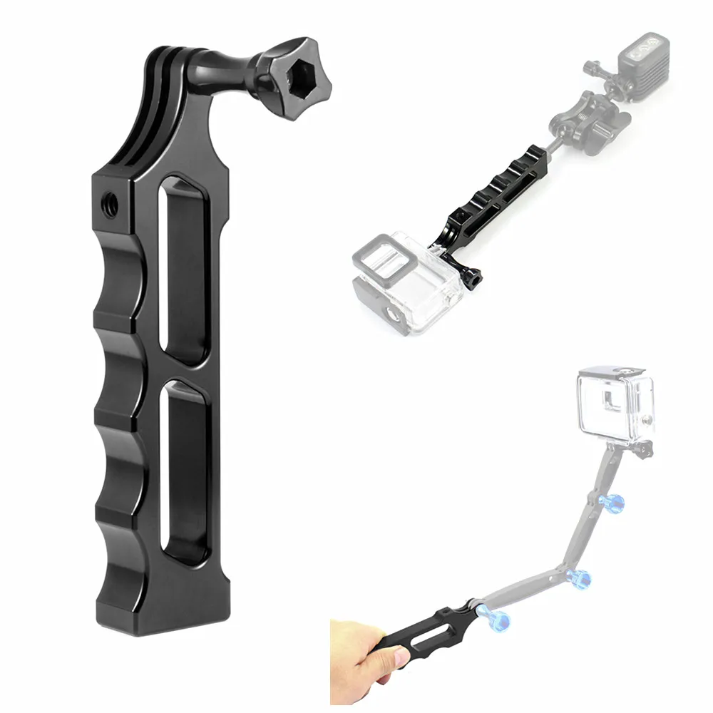Алюминиевый держатель для штатива ручной Gopro Hero xiaomi yi Sony RX0 X3000 X1000 AS300 AS200 AS100 AS50 AS30