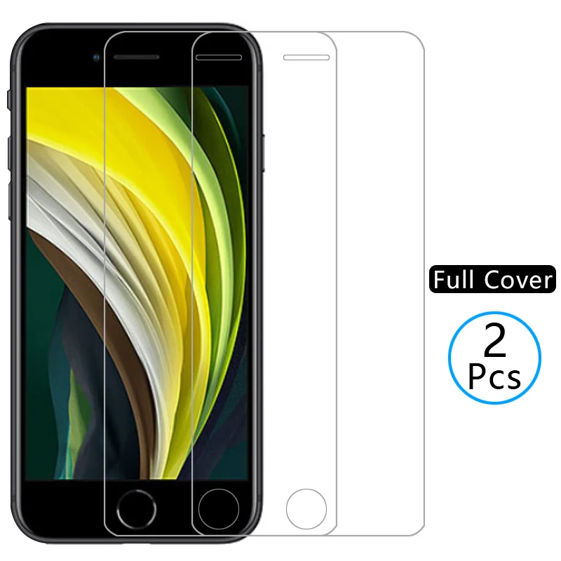 

case for iphone se 2020 cover tempered glass screen protector on i phone s e es 2 se2020 se2 protective coque bag 4.7 4.0 global